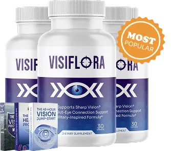 VisiFlora Advanced package, 3 bottle supply, most popular